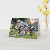 トラクタ カード (黄色い花)