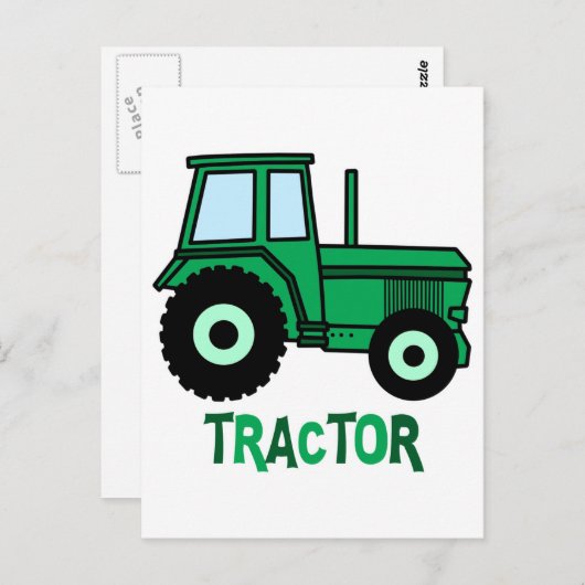 トラクタ ポストカード (正面/裏面)