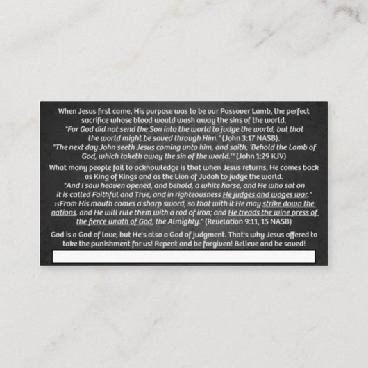 トラクト-ラム&ライオン 名刺 (裏面)