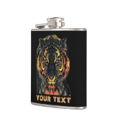 トラクールガ顔アートアット独自の文字 フラスク (左)