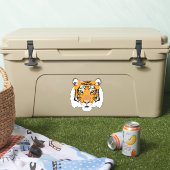 トラクールガ顔大きな猫 シール (クーラー)