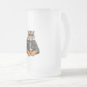 トラクールビアグラスユニーク – 動物デザイン飲料 フロストグラスビールジョッキ (正面右)