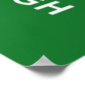 トラク保タに落ち着いたプラウのポスター誕生日 ポスター (角)