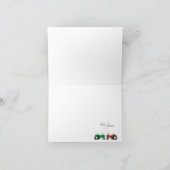 トラク感謝していターユーカード サンキューカード (内部)