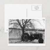 トラク退職したタ ポストカード (正面/裏面)