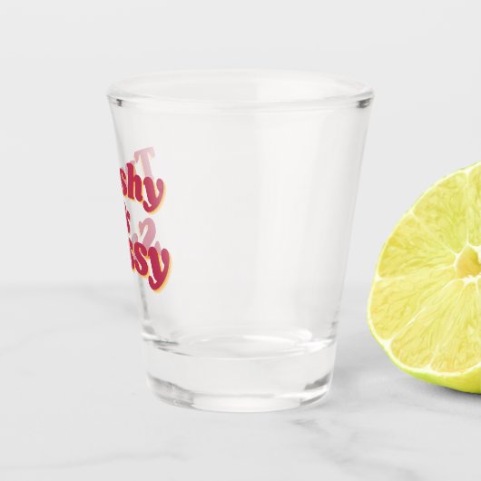 トラシおもしろいー&サシー引用文 ショットグラス (右)