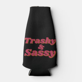 トラシおもしろいー&サシー引用文 ボトルクーラー