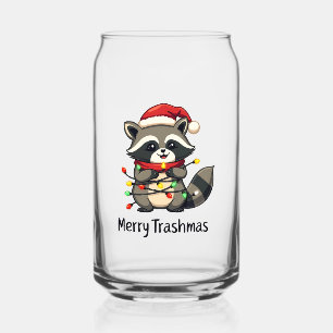 トラシメリーマスラおもしろいクーンクリスマスホリデー ガラス缶