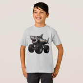トラシャークモンスタートラック Tシャツ (正面フル)