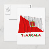 トラスカラなびく準公式国旗 ポストカード (正面/裏面)