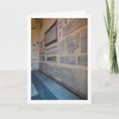 トラステヴェレのサンタ・マリア、モザイクアート、ローマ、イタリア カード (正面)