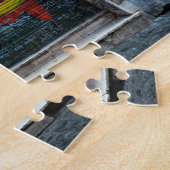 トラステヴェレ自転車カラフルドア ジグソーパズル (側面)