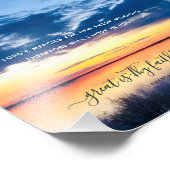 トラストインスパイア引用文サンセットフォトプリント フォトプリント (角)