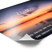 トラストインスパイア引用文サンセット写真 フォトプリント (角)