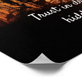 トラストインドリームズ – カリルジブラン引用文 ポスター (角)