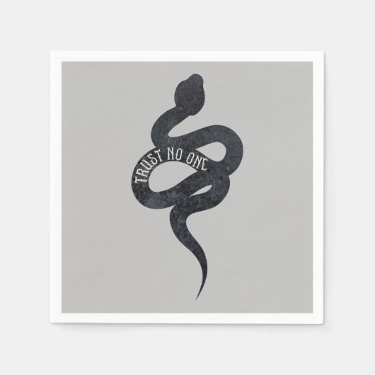 トラストノワンサーペンスネーク誕生日 スタンダードカクテルナプキン (正面)