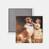 トラストバイチャールズバートン理容師サンバーナルドッグ マグネット (正面/裏面)