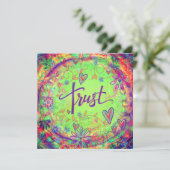 トラストボーホフローラ勇気付けられる 感動的 サンキューカード (スタンド正面)