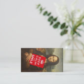 トラストモナリザのモットー 名刺 (スタンド正面)