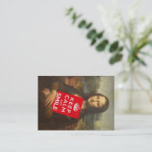 トラストモナリザのモットー 名刺 (スタンド正面)