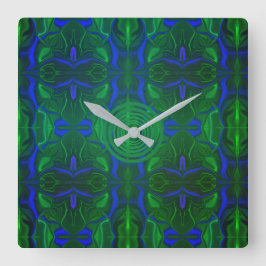 トラソスのアジス「フルツアン」ソブルファンドのヴェルデ。 スクエア壁時計