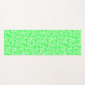 トラソスヴェルデスe brancos sem padrao visevel. ヨガマット (正面(横))