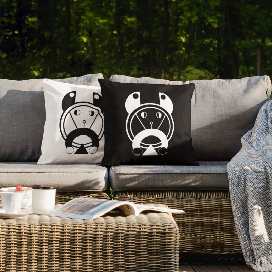 トラタイガージオメトリック〔占星術の〕十二宮図 アウトドアクッション