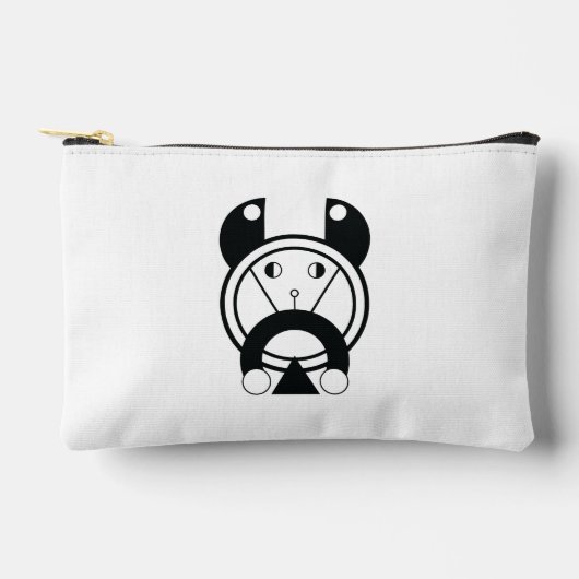 トラタイガージオメトリック〔占星術の〕十二宮図 アクセサリーポーチ (正面)