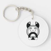 トラタイガージオメトリック〔占星術の〕十二宮図 キーホルダー (正面)