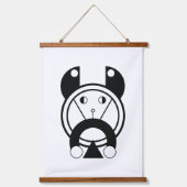 トラタイガージオメトリック〔占星術の〕十二宮図 吊り下げ型タペストリー (正面)