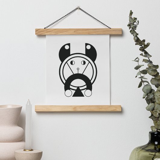 トラタイガージオメトリック〔占星術の〕十二宮図 吊り下げ型タペストリー