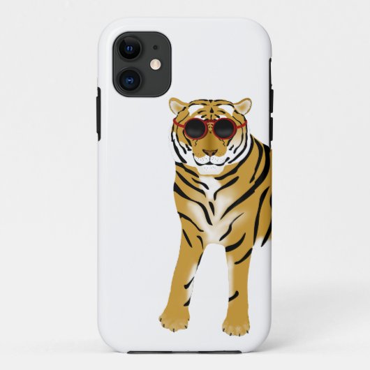 トラタイガーApple iPhone 11 カバー (裏面)