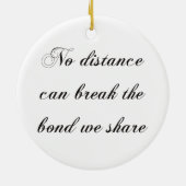 トラッおもしろいカークリスマスグランインチトラヒックホリデー セラミックオーナメント (裏面)