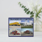 トラッカーズ・ドゥ・イット・ベター ポストカード (スタンド正面)