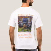 トラッカーズVSシカ Tシャツ (裏面)