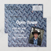 トラッカートレッドオープンハウスポストカード インビテーションポストカード (正面/裏面)