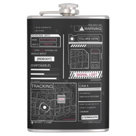 トラッキング – テクノ – ブルタリストストリートウェアデザイン フラスク