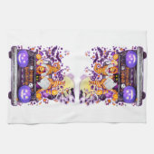 トラッキンハロウィーン格言 キッチンタオル (横)