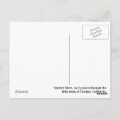 トラッキー川 ポストカード (裏面)