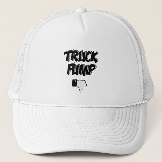 トラックおもしろいの切り株アンチ切り株の政治漫画 キャップ (正面)