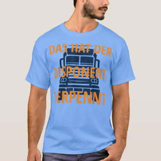 トラックおもしろいカーとDisのトラック運転手デザイン Tシャツ
