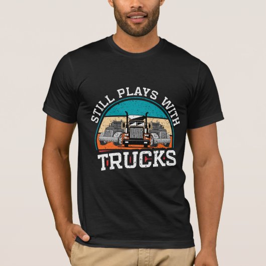 トラックおもしろいカーシャツ、トラック運転手ギフト、トラック運転手Tシャツ Tシャツ (正面)