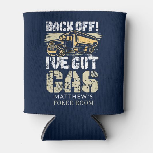 トラックおもしろいドライバーゲームキャビンカスタム 缶クーラー (正面)