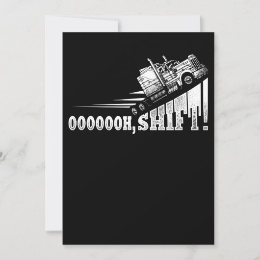 トラックおもしろい運転手トラック運転手ギフト シーズンカード (正面)