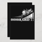 トラックおもしろい運転手トラック運転手ギフト シーズンカード (正面/裏面)