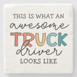 トラックおもしろい運転手 |牽引素晴らしトラックドライバー ストーンコースター