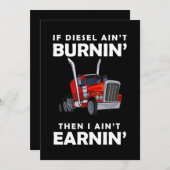 トラックおもしろい運転者ギフト シーズンカード (正面/裏面)