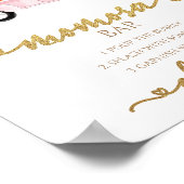 トラックかぼちゃ秋ベイビーシャワーマルチバースサイン ポスター (角)