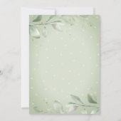 トラックがパンプキンを載せてベビーシャワーの前を通り過ぎる 招待状 (裏面)