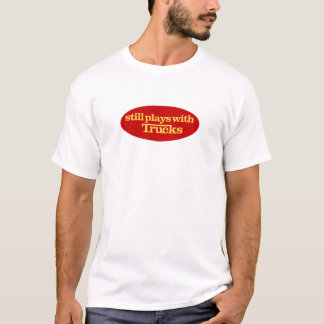 トラックが付いているまだ演劇 Tシャツ